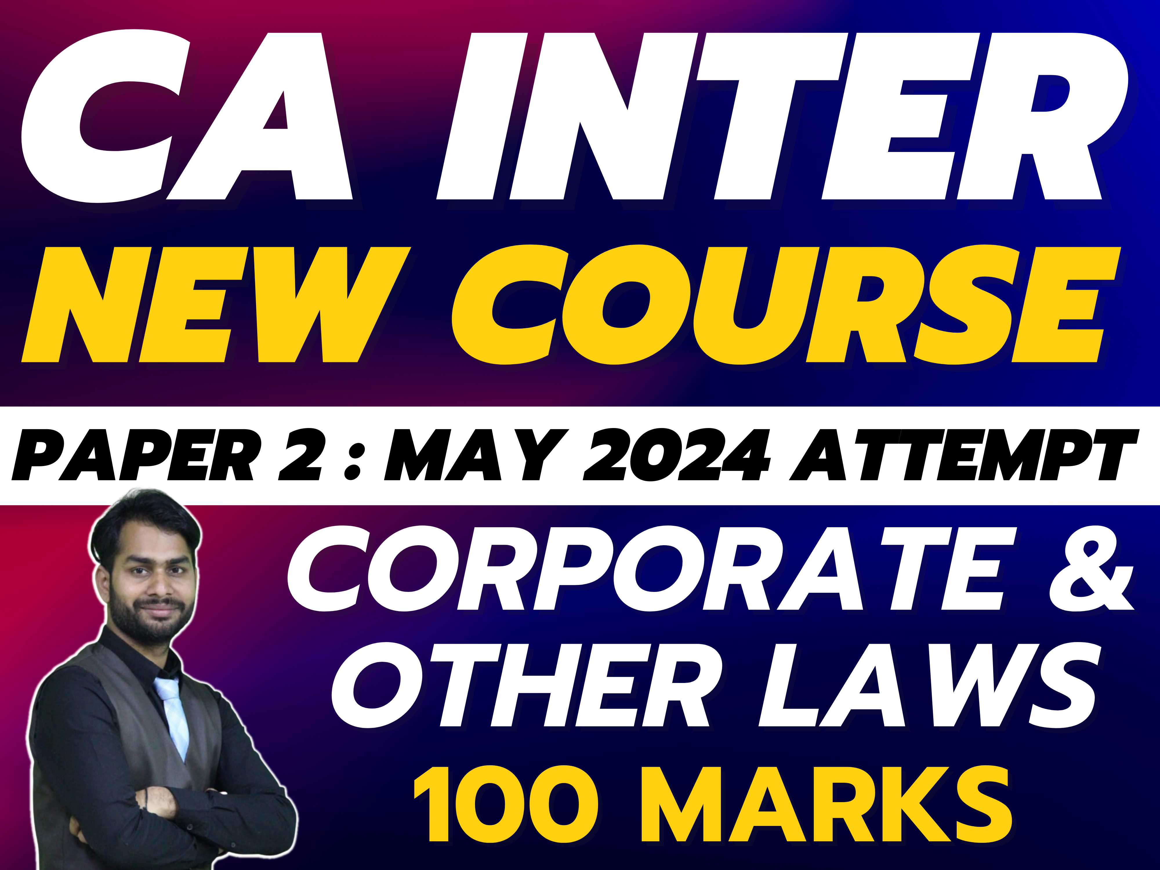 ca inter new course corporate & other laws by cs prakash pandey