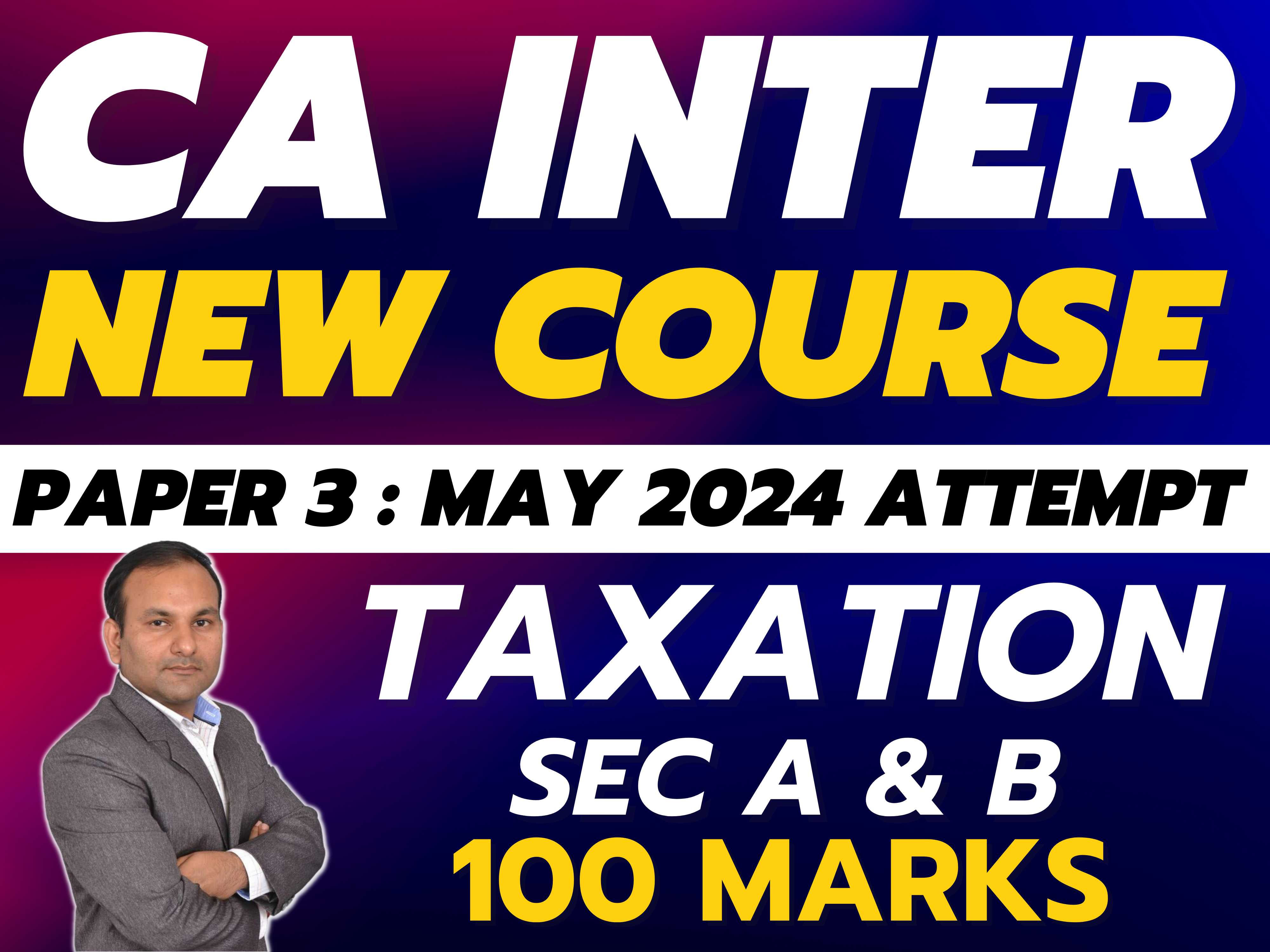 ca inter new course taxation by Prof Ankur aggarwal